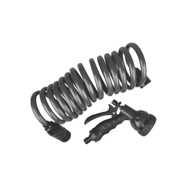 Douchekop met slang - 3,5 meter - Zwart