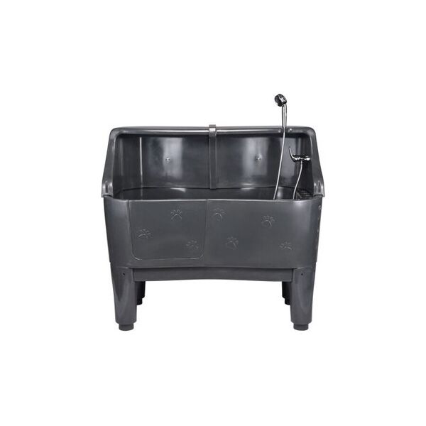 Professioneel kunststof bad met spatwand