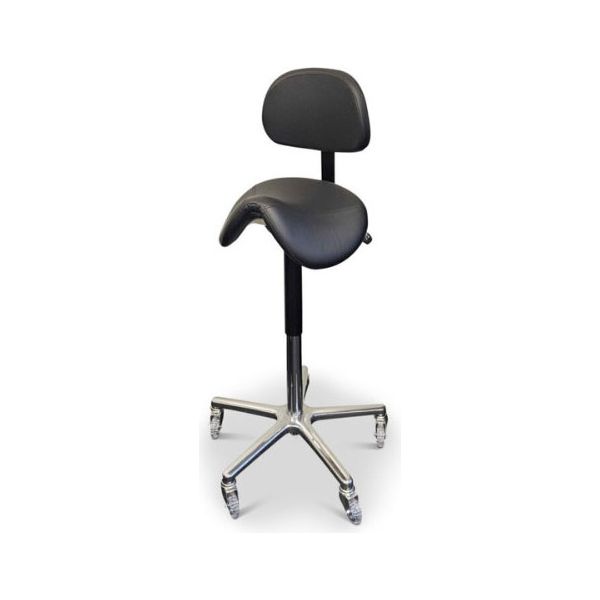 Ergo-chair, originele zadelzit met rugleuning | Kleding en salontoebehoren