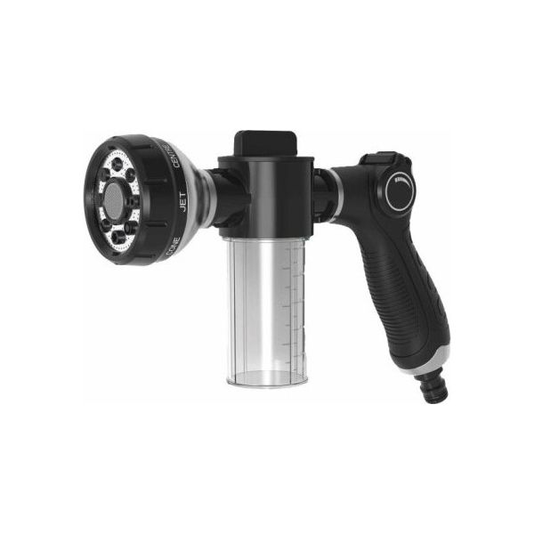 Sproeikop met shampooreservoir