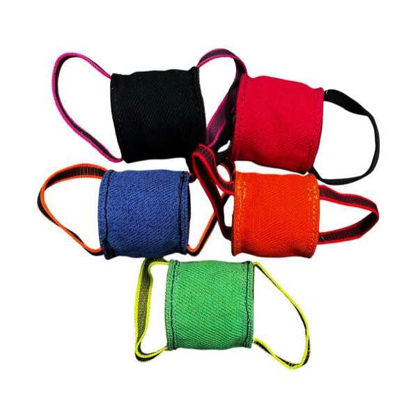 BODO roller - Katoen/nylon - 10x10cm - 2 handvaten | Bijtrollen en kussens