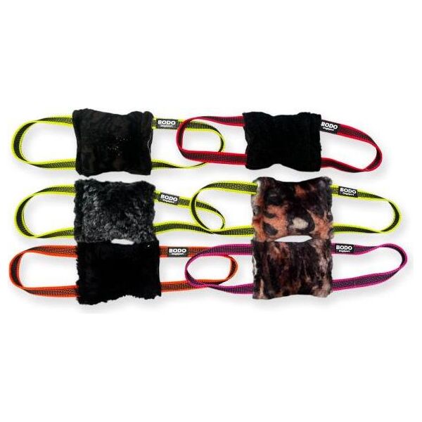 BODO bijtkussen - Pluche - 13x7cm - 2 handvaten