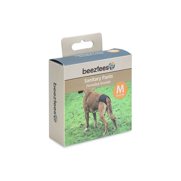 Beeztees loopsheidbroekje - Hond - Zwart - m - 32 - 37cm | Overige