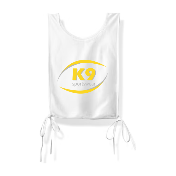 K9 Sportswear - Startsnummer hesje - Wit - Met bedrukking