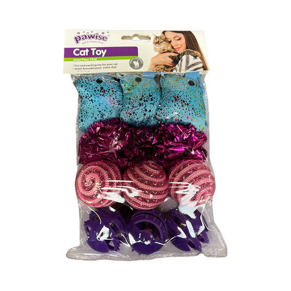 Outlet Pawise bal & muis voordeelpakket - 12st