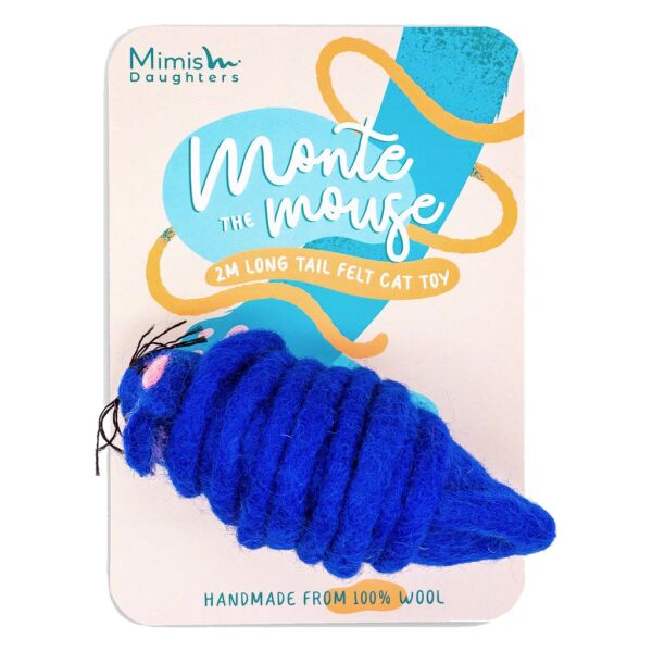 Mimis Daughters Monte the Mouse Dark Blue | Speelgoed