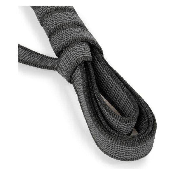 Lange lijn hond - 20mm x 3m - Met handvat - Zwart | Hondenriemen