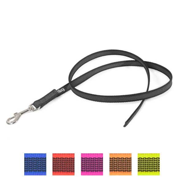 Hondenriem - 14mm x 1m - Zwart | Hondenriemen