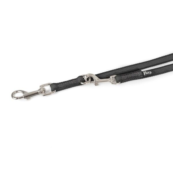 Hondenriem - Verstelbaar 14mm x 2,2m - Zwart | Hondenriemen