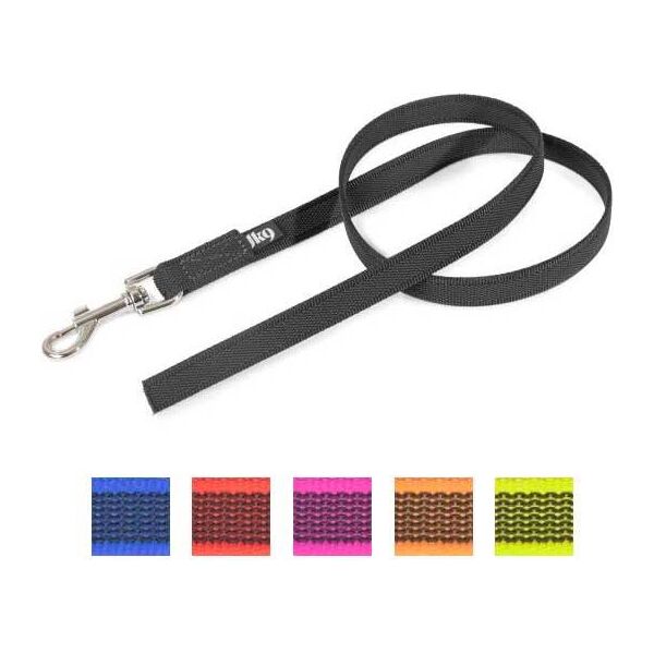 Hondenriem - 20mm x 1m - Zwart | Hondenriemen